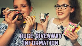 HUGE GIVEAWAY INFORMATION | Anya & Jess