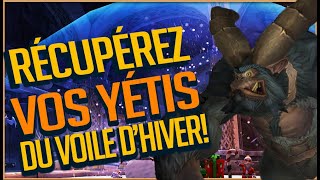 RÉCUPÉREZ VOS 3 YÉTIS DU VOILE D'HIVER !