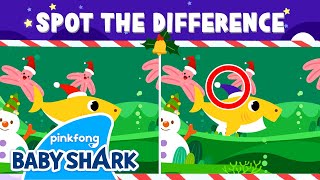 Spot the Difference: Shark Cantata | Christmas Game | Christmas Songs 