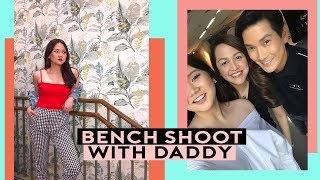 VLOG #12: BENCH SHOOT (HOW MY DAD AND I REALLY ARE) | ASHLEY SANDRINE
