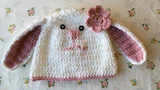 หมวกไหมพรมกระต่ายน้อย Bunny Hat Crochet