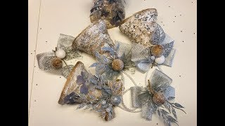 МК Новогодние колокольчики ?.  DIY Christmas bells ?. Campanas de navidad