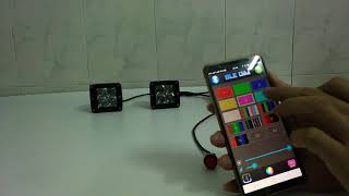 20W RGBW bluetooth led pods