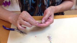 The Orchid Earrings By BeaDazzle Hawaii