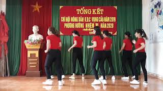 Bước nhẩy Nối Vòng Tay Lớn.chị em xóm đầu đê KDC Vọng Cầu biểu diễn