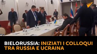 Bielorussia: iniziati i colloqui tra Russia e Ucraina