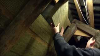 Insulating the attic with rockwool batts - 005