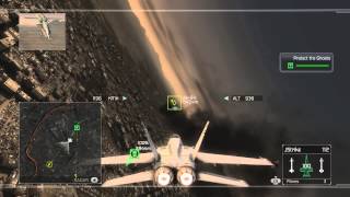 Tom Clancy's H.A.W.X - Mission 1: Ghost Rider [HD] [Elite Difficulty]