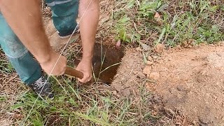 Как выкопать глубокую яму под железобетонный столб