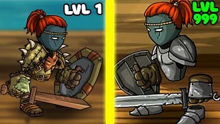 ЭВОЛЮЦИЯ СЛАБАКА ЧТОБЫ СТАТЬ ЛУЧШИМ В ИГРЕ SWORDS AND SOULS!
