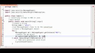 MD5 hashing in java