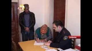 Lənkəranın Günəhir və Türkəncil kəndlərində 56 nəfərə yeni şəxsiyyət vəsiqəsi verildi