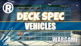 Wargame: AirLand Battle - Deck Spec - Vehicles