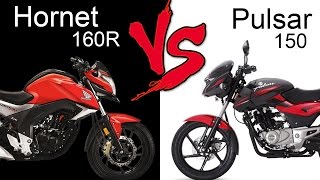 Honda CB Hornet 160R Vs Bajaj Pulsar 150 | Comparison Review