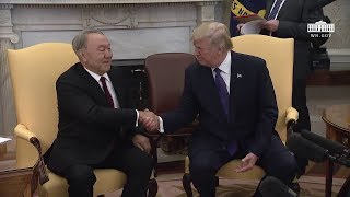 Встреча Трампа и  Назарбаева
