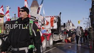 Canada: "Freedom Convoy" protest continues in Ottawa amid citizens lawsuit over noise