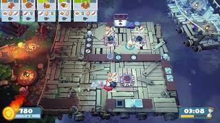 Overcooked 2 Campfire Level 3-4 2player score:1324 4star LCH