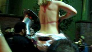 Dancing Girl Sitting on Shoulders