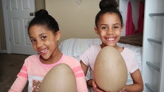 Decorating Giant Easter Eggs | TheBaileySisters