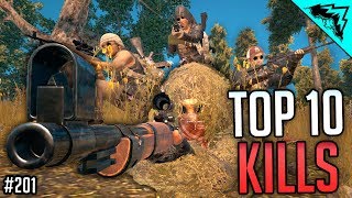 DROP SHOT - TOP 10 Player Unknowns Battlegrounds Plays - WBCW #201 (PUBG Top 10 Kills)