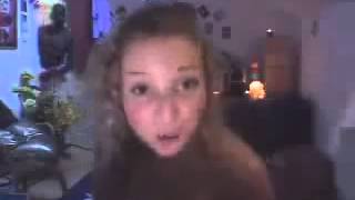 Sexy girl forgot to stop her webcam