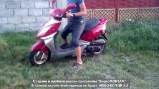Обзор скутера Tonik 50cc+ тест драйв