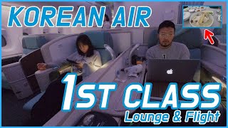[ENG CC] 대한항공 일등석 솔직 후기...?! Korean Air First Class to Bangkok Review