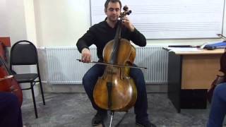 Çello İçin İlk Parmak Basma Çalışmaları.