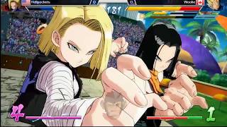 Dragon Ball Fighter Z Gameplay Hellpockets vs Woolie FT-3