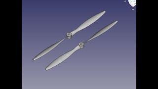 FreeCad КВАДРОКОПТЕР винт