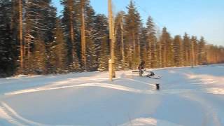 Самодельный снегоход из Кирова 3