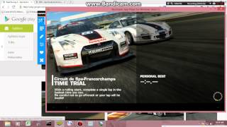 Real Racing 3 BlueStacks PC || mapping touch with AURORA KEY MAPPING