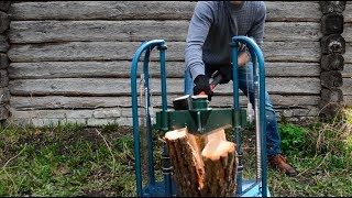 Новый инструмент для колки дров — «Клинокол полуавтомат»
