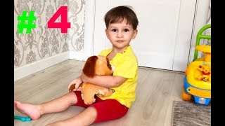 ПОИГРАЛИ С СОБАЧКОЙ НА ПОВОДКЕ. Play with Furreal Walkalots