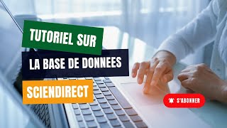 Tutoriel SCIENCE DIRECT