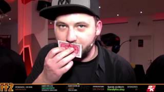 Gronkh's blonde Haare / Pan's Gronkh-Cosplay / Kartenküssen - #Friendlyfire2