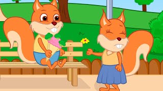 Famille d'Écureuil - Glace Au Brocoli Animé 2022 en Français