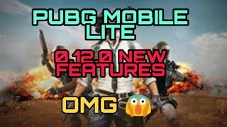 PUBG MOBILE LITE 0.12.0 NEW FEATURES