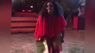 Yanique Curvy diva attempt to take off her underwear  Once more. August 14, 2019