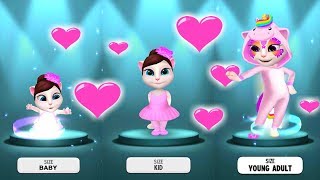 Говорящий ТОМ и АНДЖЕЛА ВСЕ СЕРИИ ПОДРЯД новый дом котика мультик #УШАСТИК KIDS