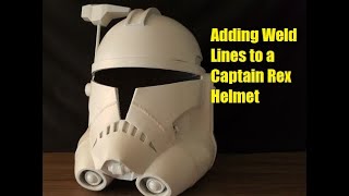 Adding Weld Lines to a Captain Rex Clone Trooper Helmet