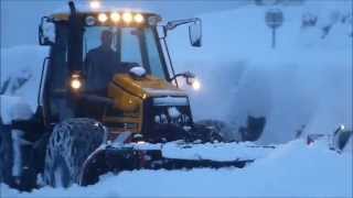 Deneigement 2014-2015 Fastrac 2140 et tri-axial et PistenBully 300w Polard _Bottollier TP