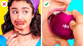 COKELAT VS MAKANAN SUNGGUHAN! || Tantangan Makanan Lucu Bagi Penggemar Makanan oleh 123 Go Like!
