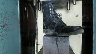 ТОП 100 тоный пресс давит ботинок 100 ton press presses shoes