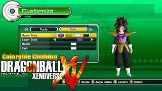 Dragon Ball Xenoverse:  Colorable Female's Clothing Mod