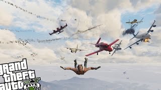 GTA 5 PC - FLYING WITH ANGRY PLANES