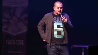 Перевод выступления Jakov Dolic из Genesis Mining на открытии в Omnia Омния
