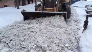 Нож-грабля и JCB 3CX