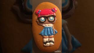 Gingerbread painting. Пряничная роспись куклы Лол