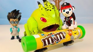 Щенячий патруль новые серии Учим цвета с конфетами M&M's Мультики для детей Герои в масках Игрушки